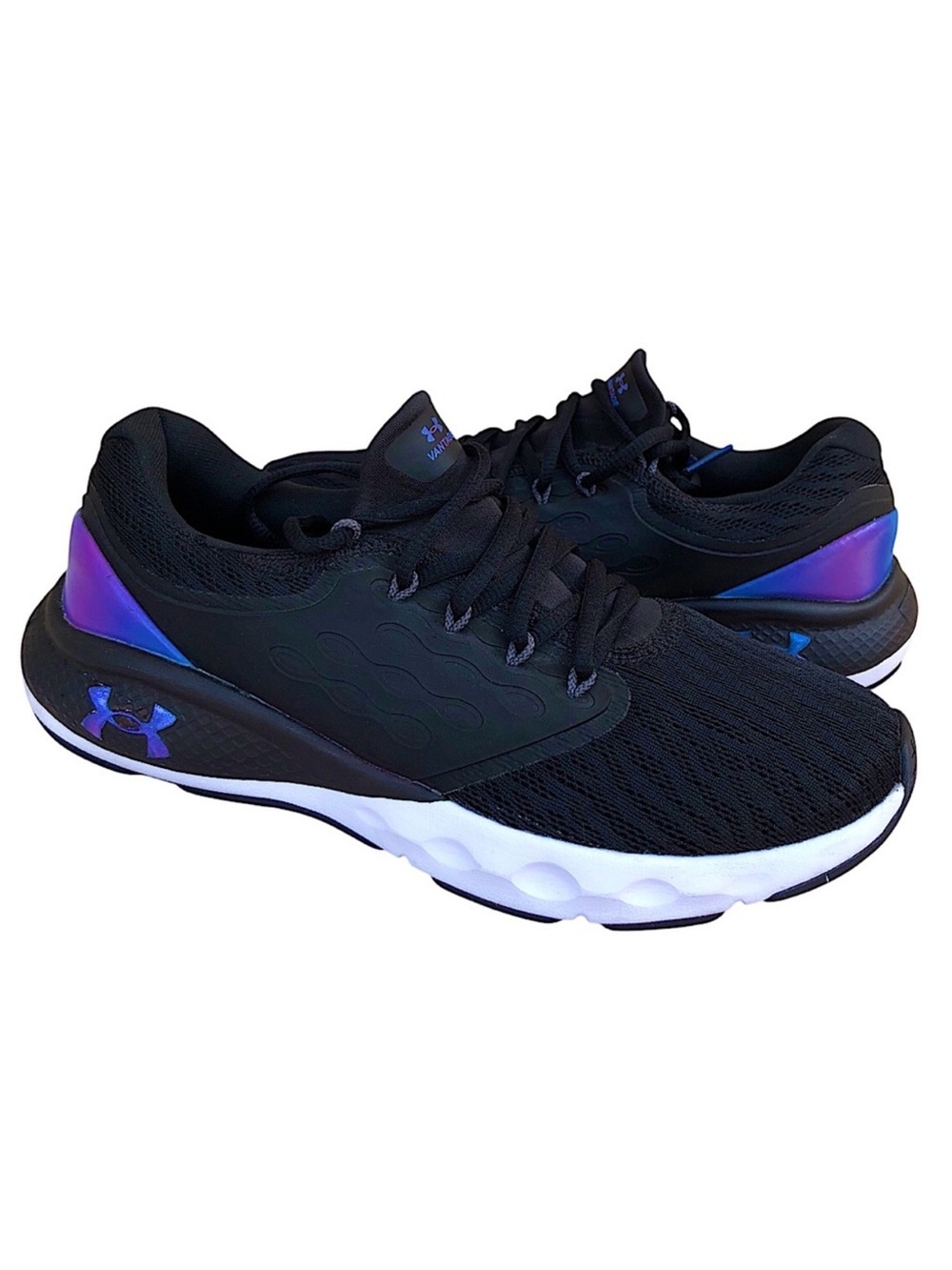 Under Armour Charged Vantage 'Colorshift Black Blue Purplish Running Shoes 8